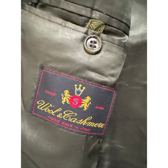 Italian Wool Cashmere Overcoat Tailored by Massimo L - Picture 2 of 9